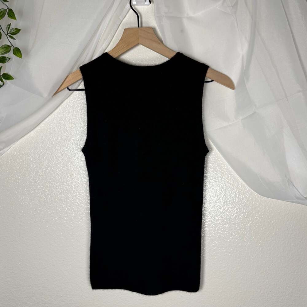 Barneys New York Women's Size S 100% Cashmere Twin Set Cardigan and Tank - Picture 4 of 5